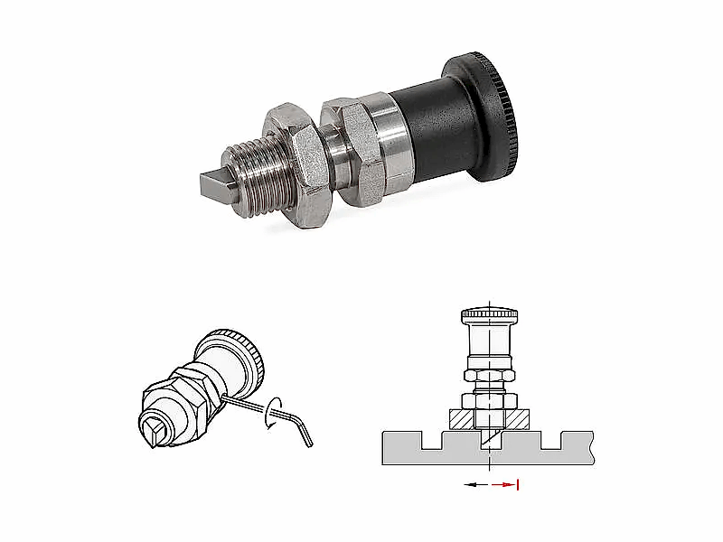 Pahlı pimli indeksleme pistonları