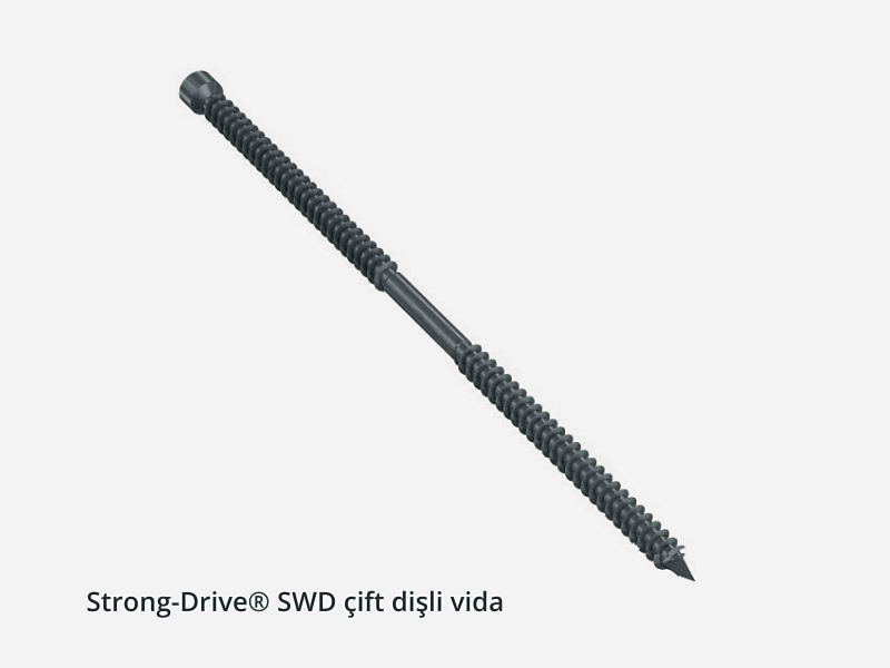 Simpson'dan Strong-Drive® SWD Çift Dişli™ Vida